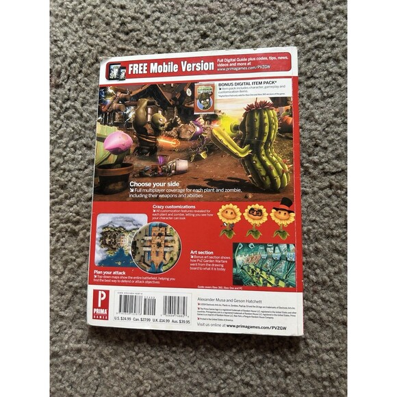 Plants vs Zombies Garden Warfare: Prima Official Game Guide, Hatchett, Geson, Mu - Picture 3 of 3